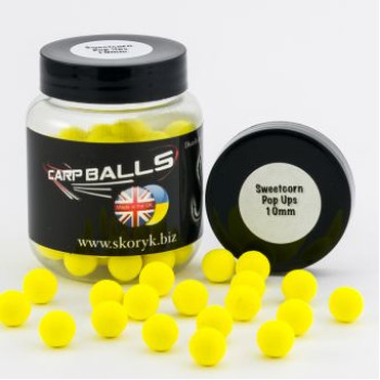CarpBalls Sweetcorn Pop Ups 10 mm