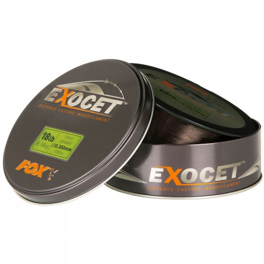 Fox Exocet Mono Trans Khaki 0,37mm 1000 m