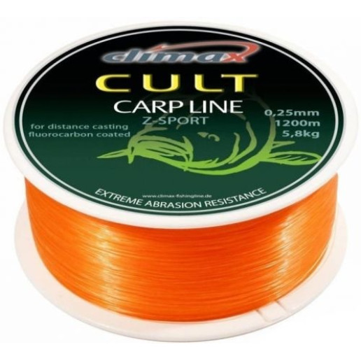 Climax Cult Carp Line Z-Sport orange 0,28mm 1000 m