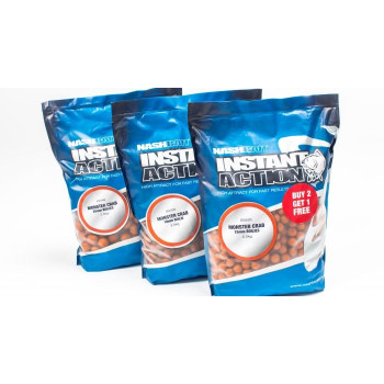Nashbait  Instant Action Monster Crab Boilies 15mm 200g 