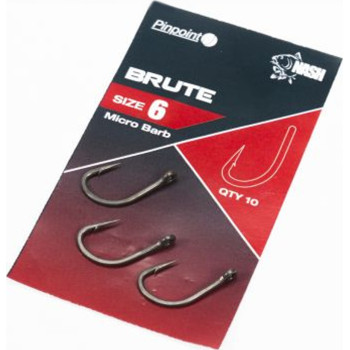 Nash Pinpoint Brute Hooks Micro Barbed №6